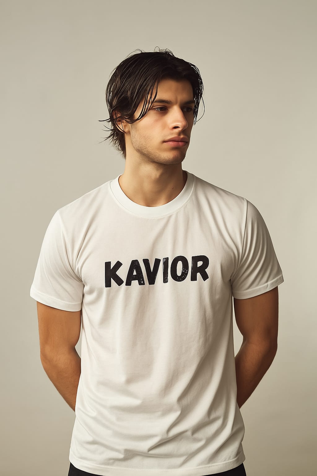 White Printed T-Shirt For Men